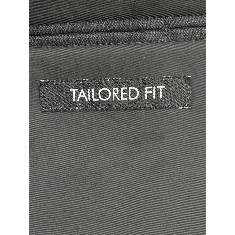 Jos A Bank Blazer Mens 50R Black 100% Wool 2-Button Single Breast Tailored Fit
